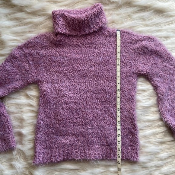 Abound Purple Lilac Soft Plush Turtleneck Y2K Sz XS - Picture 7 of 12